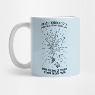 Madame Magenta's Patented Palmistry Practice Mug